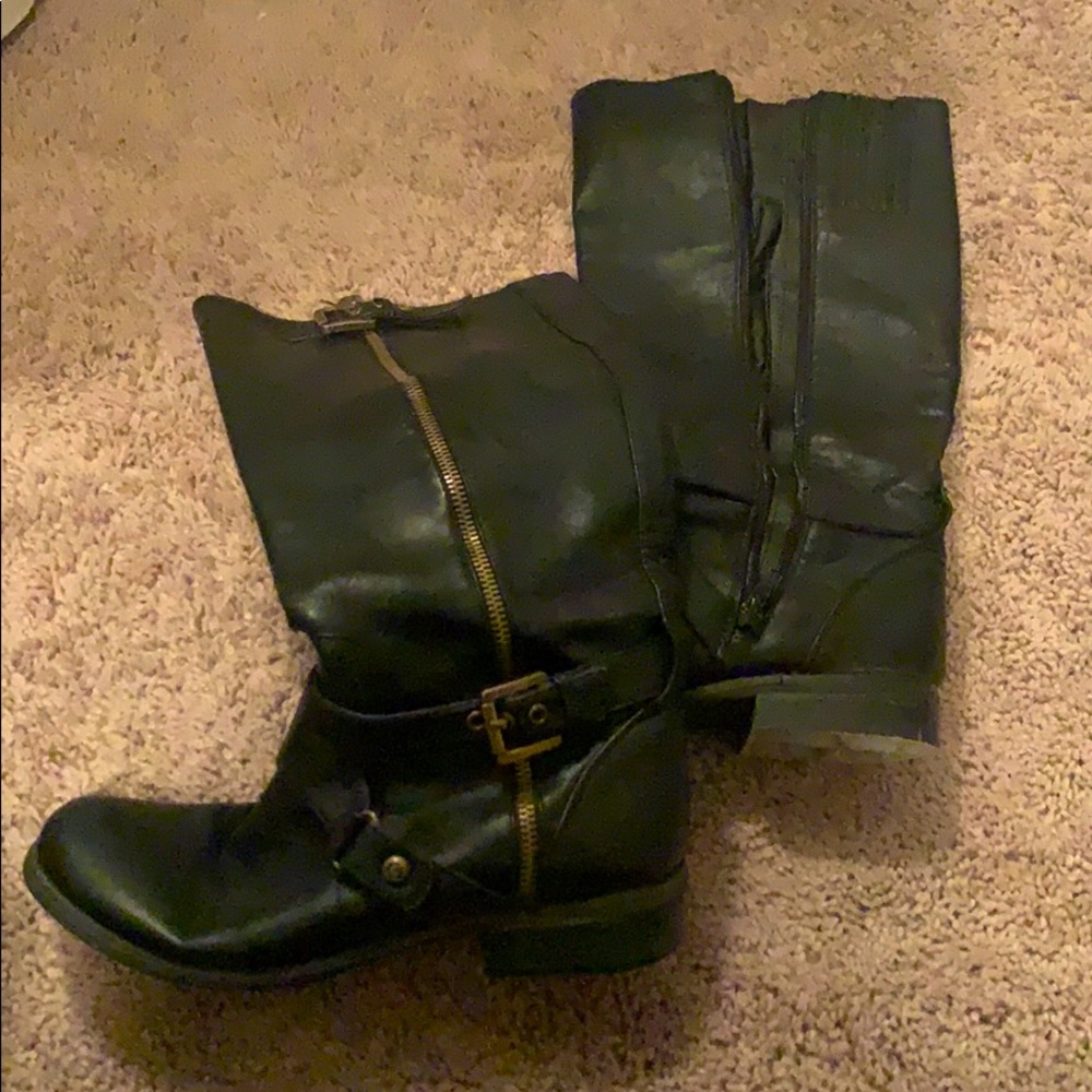 Black Guess riding boots